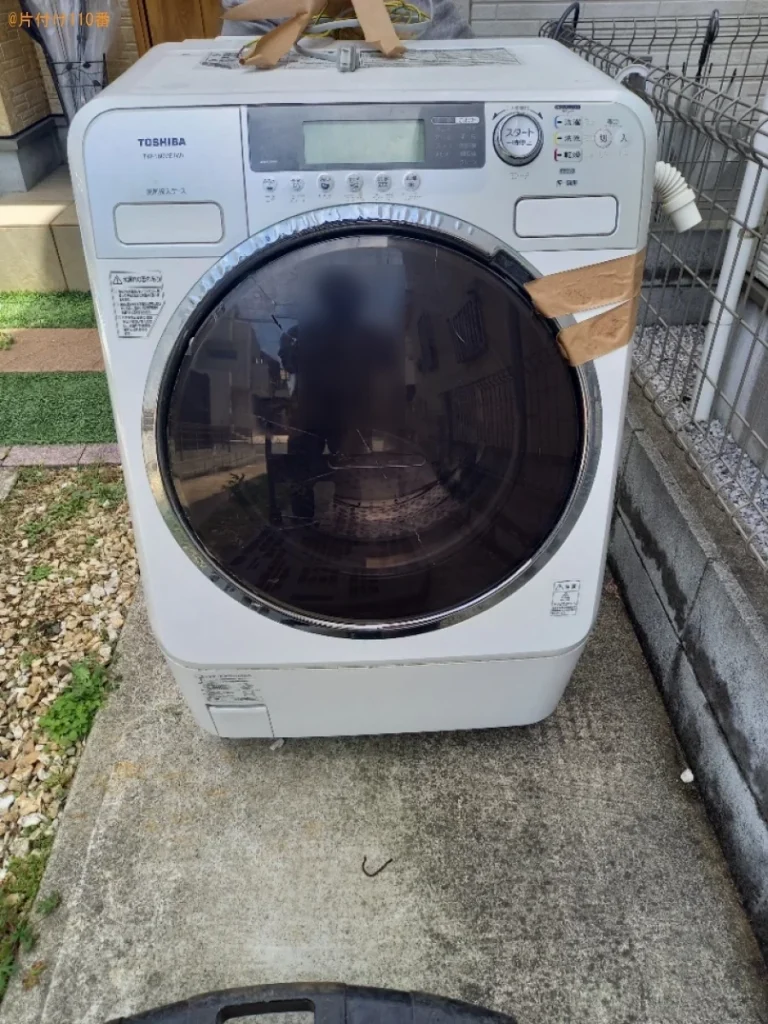【川口市】ドラム式洗濯乾燥機の回収・処分ご依頼　お客様の声